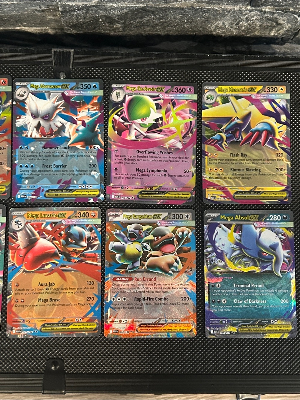 Pokemon TCG EX lot of 10 Holo Cards from Mega Evolutions Set M/NM - Picture 3 of 4